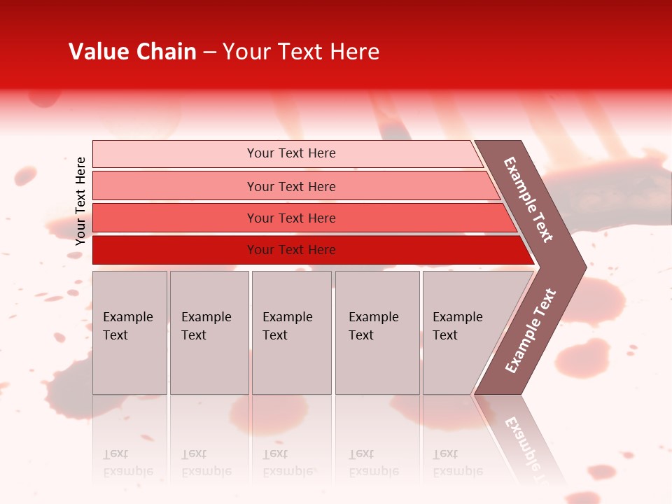 Abstract Isolated Spray PowerPoint Template