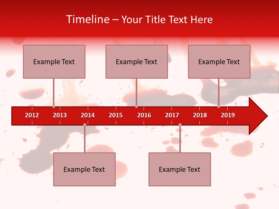 Abstract Isolated Spray PowerPoint Template