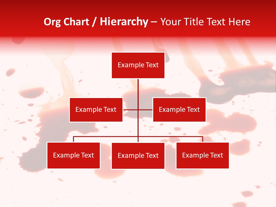 Abstract Isolated Spray PowerPoint Template