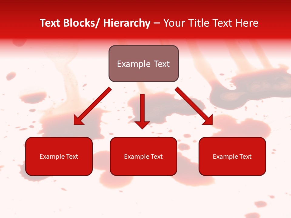 Abstract Isolated Spray PowerPoint Template