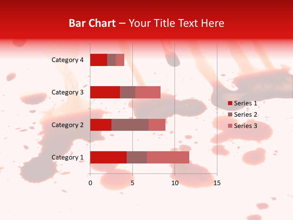 Abstract Isolated Spray PowerPoint Template