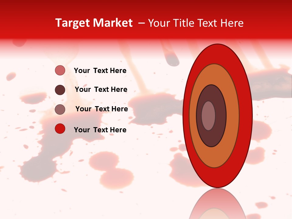 Abstract Isolated Spray PowerPoint Template