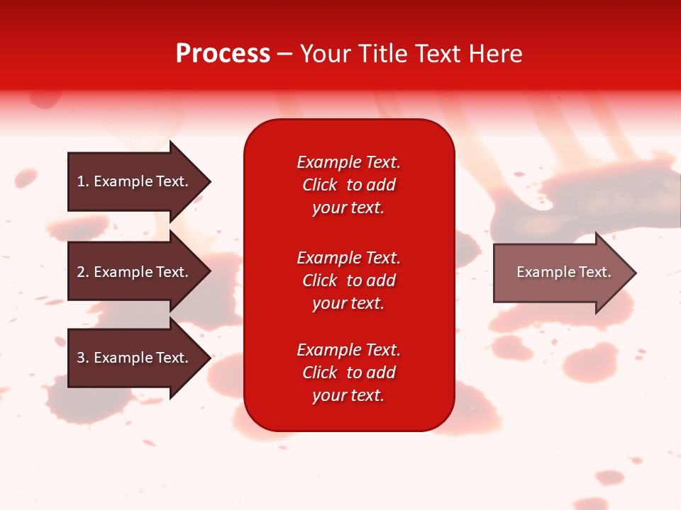 Abstract Isolated Spray PowerPoint Template