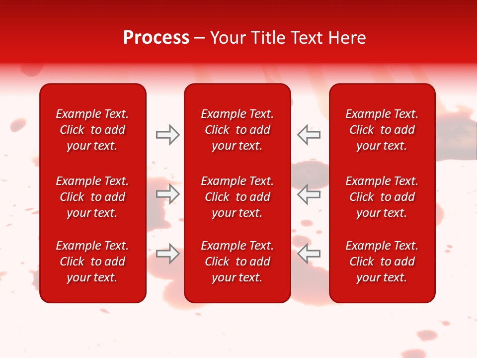 Abstract Isolated Spray PowerPoint Template