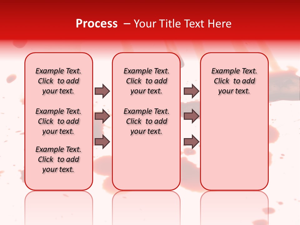 Abstract Isolated Spray PowerPoint Template