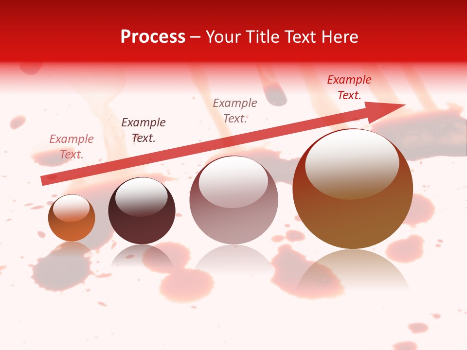 Abstract Isolated Spray PowerPoint Template