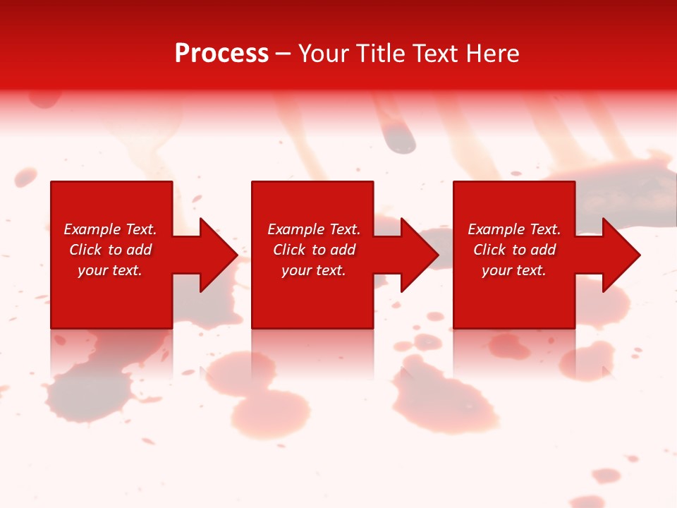 Abstract Isolated Spray PowerPoint Template