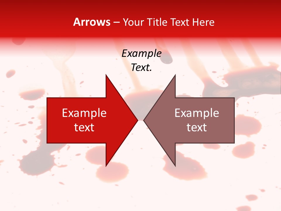 Abstract Isolated Spray PowerPoint Template