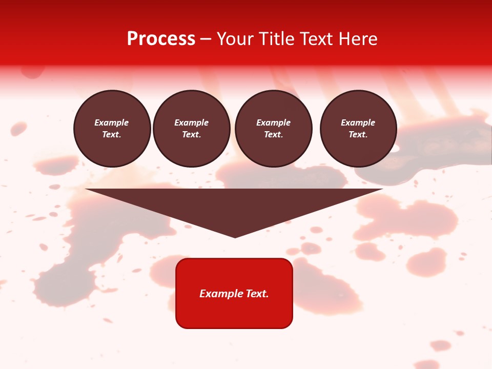 Abstract Isolated Spray PowerPoint Template