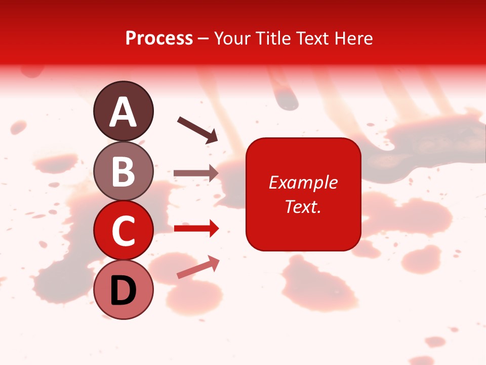 Abstract Isolated Spray PowerPoint Template