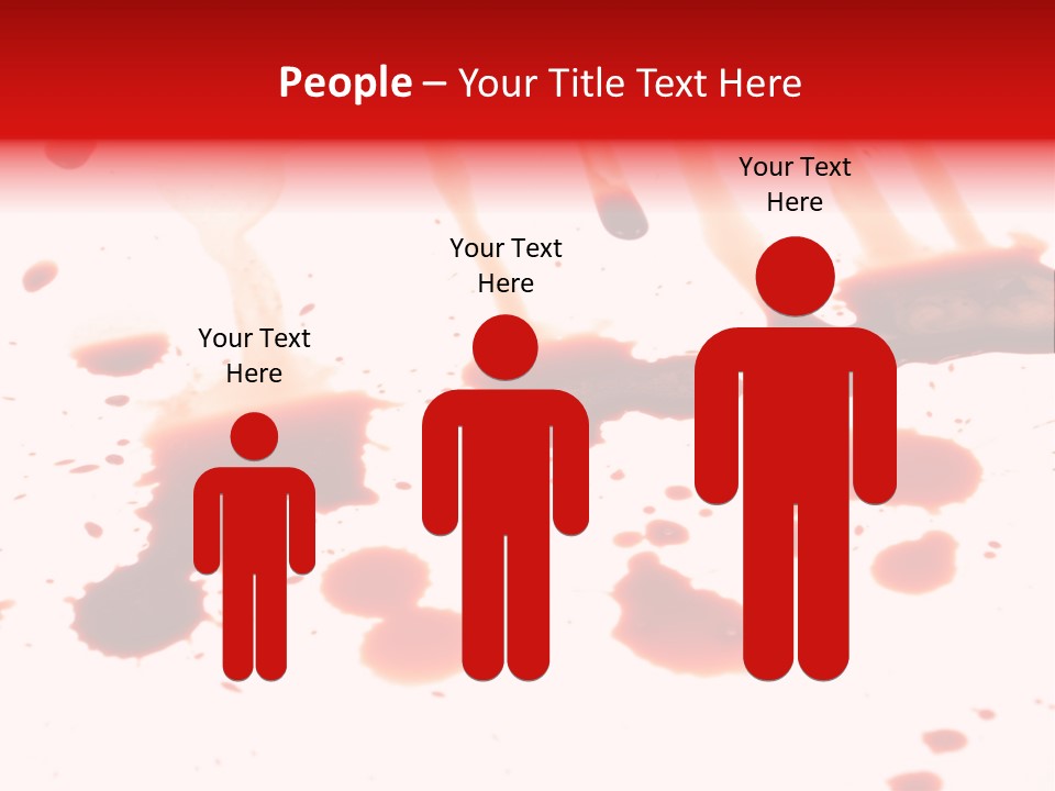 Abstract Isolated Spray PowerPoint Template