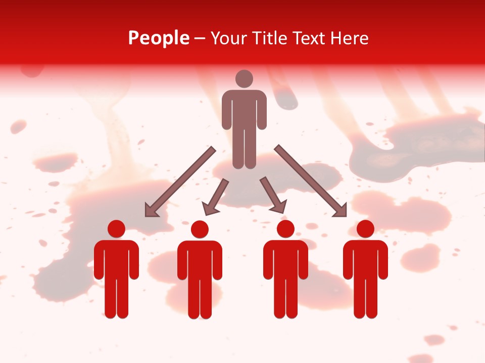 Abstract Isolated Spray PowerPoint Template