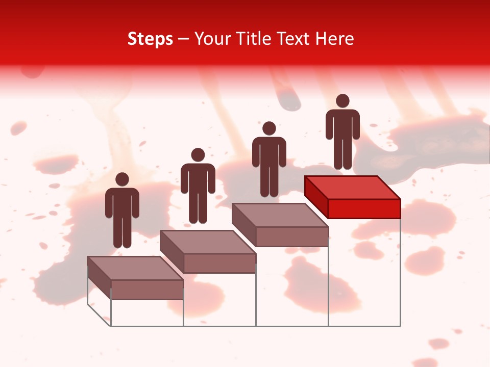 Abstract Isolated Spray PowerPoint Template