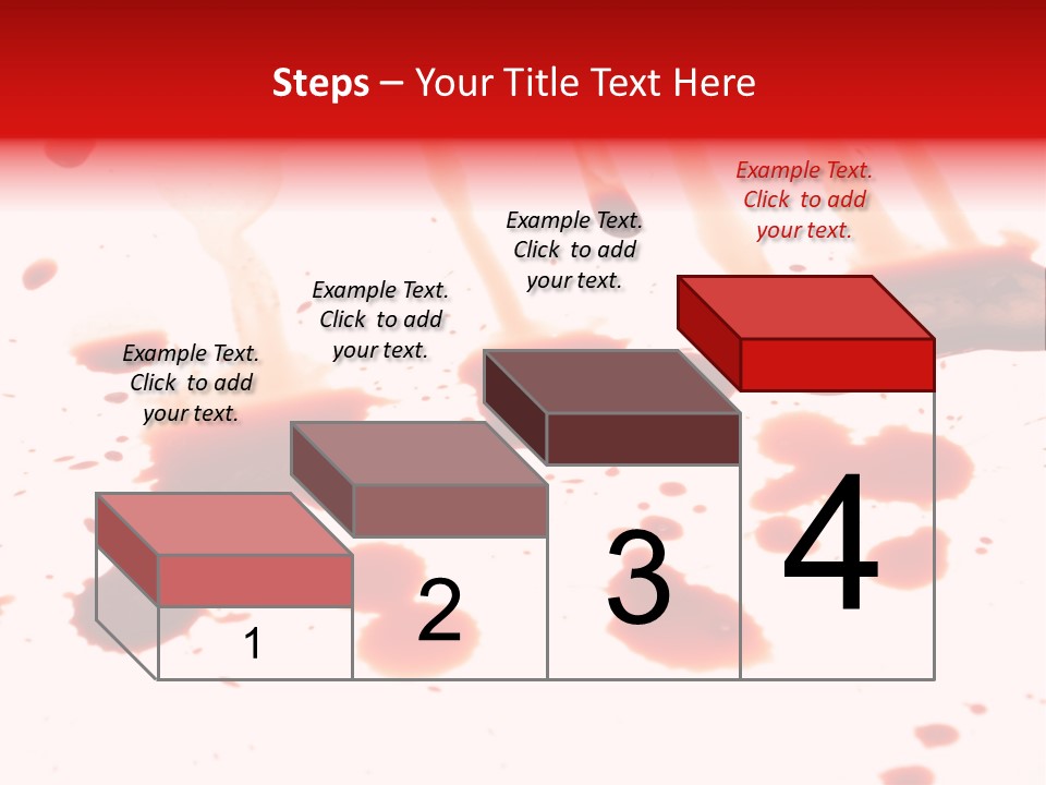 Abstract Isolated Spray PowerPoint Template