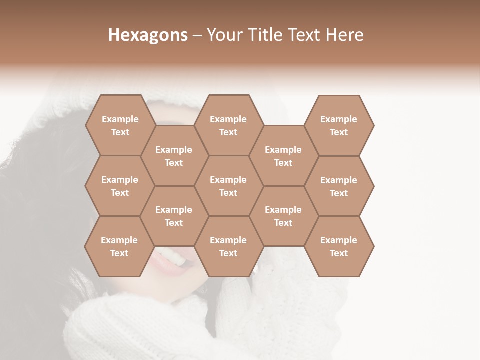 Face Scarf Positive PowerPoint Template