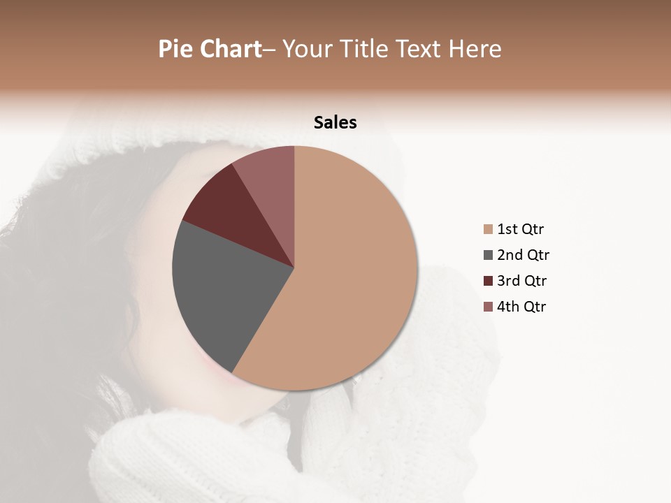 Face Scarf Positive PowerPoint Template