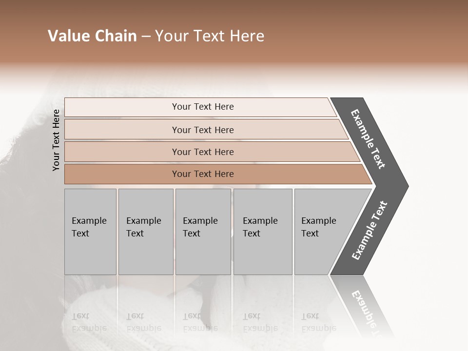 Face Scarf Positive PowerPoint Template