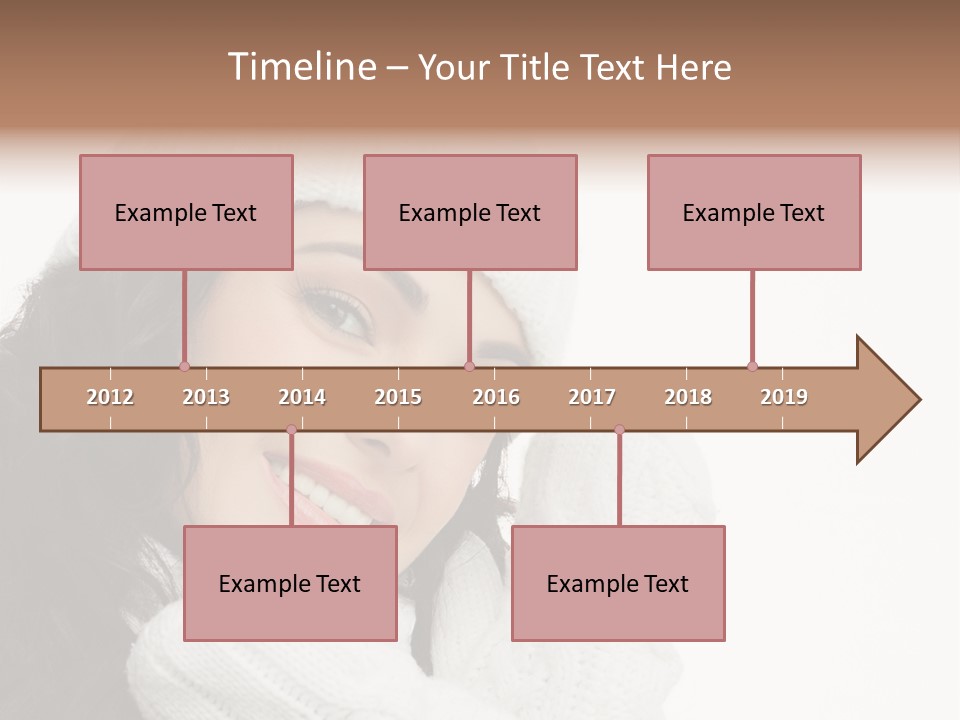 Face Scarf Positive PowerPoint Template