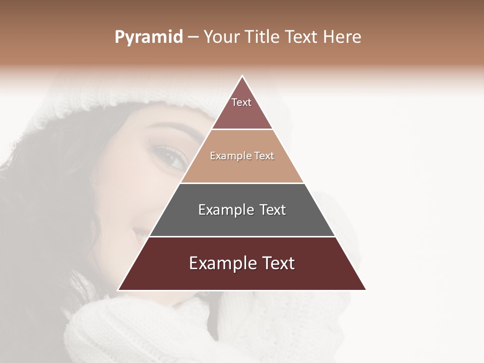 Face Scarf Positive PowerPoint Template