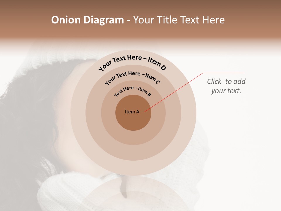 Face Scarf Positive PowerPoint Template