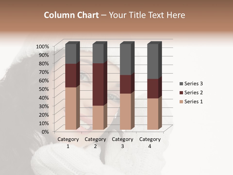 Face Scarf Positive PowerPoint Template