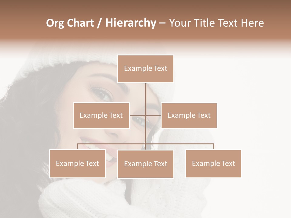 Face Scarf Positive PowerPoint Template