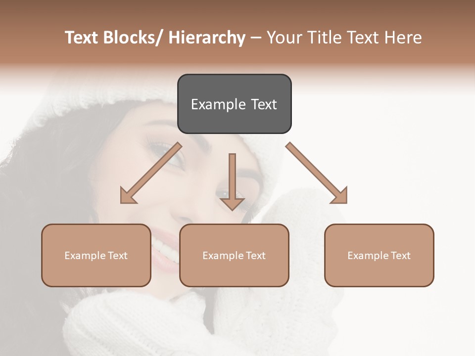 Face Scarf Positive PowerPoint Template