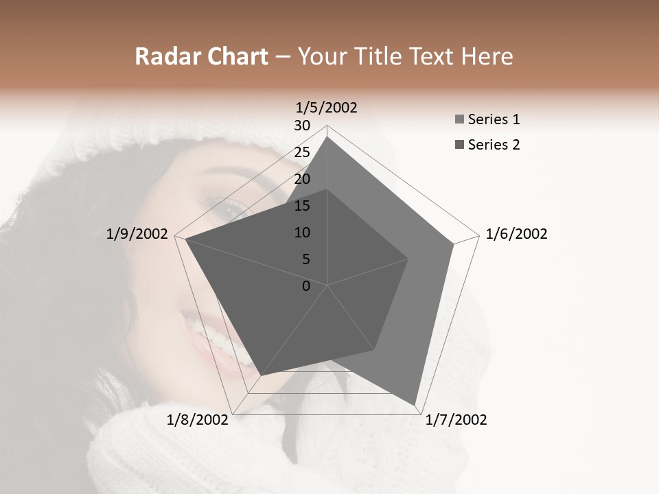 Face Scarf Positive PowerPoint Template