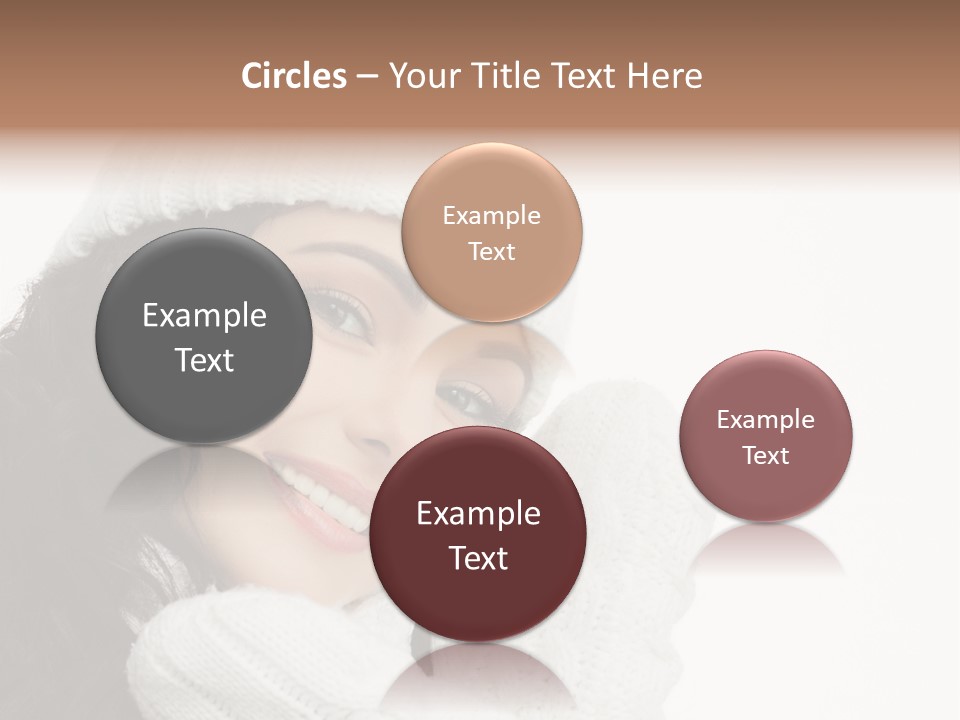 Face Scarf Positive PowerPoint Template