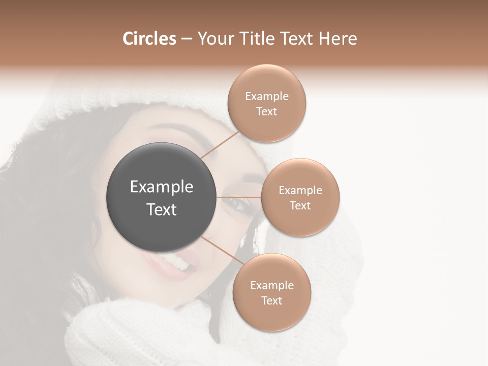 Face Scarf Positive PowerPoint Template