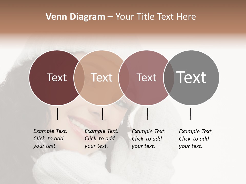 Face Scarf Positive PowerPoint Template