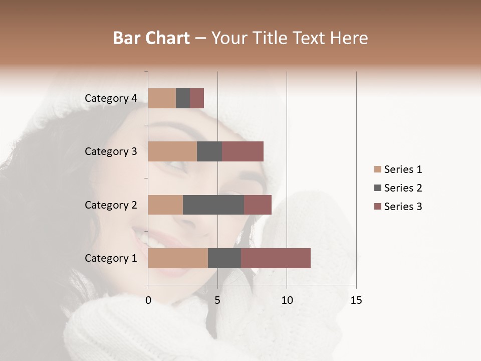 Face Scarf Positive PowerPoint Template