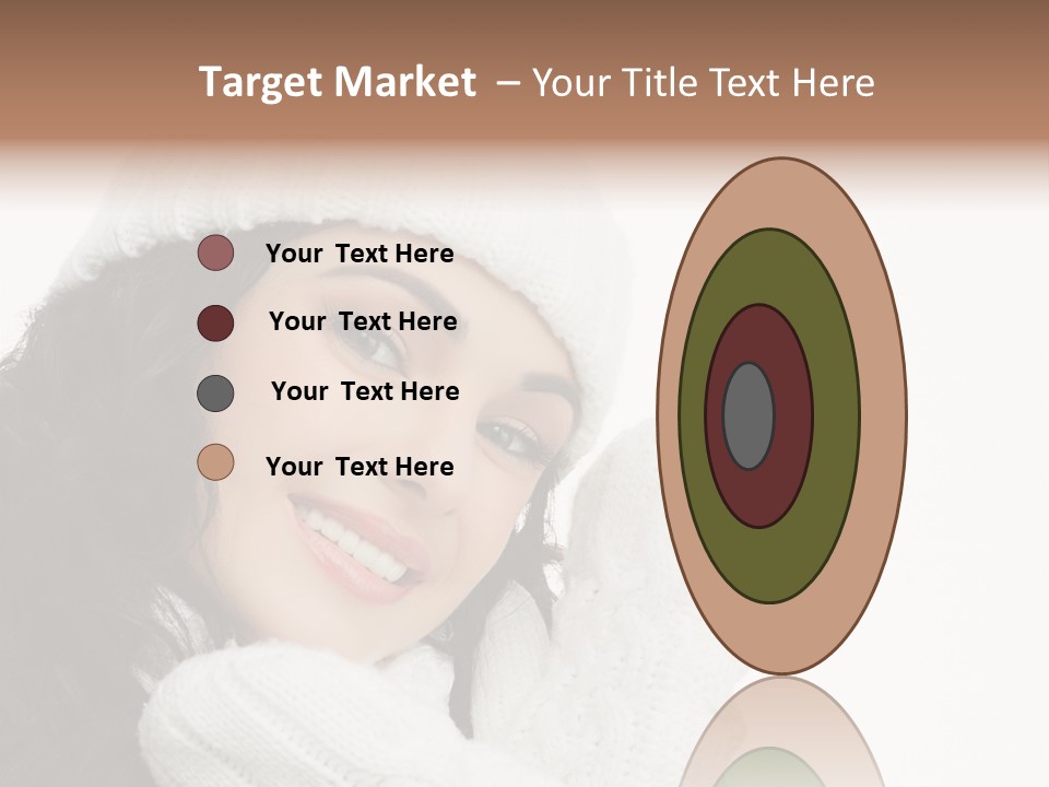 Face Scarf Positive PowerPoint Template