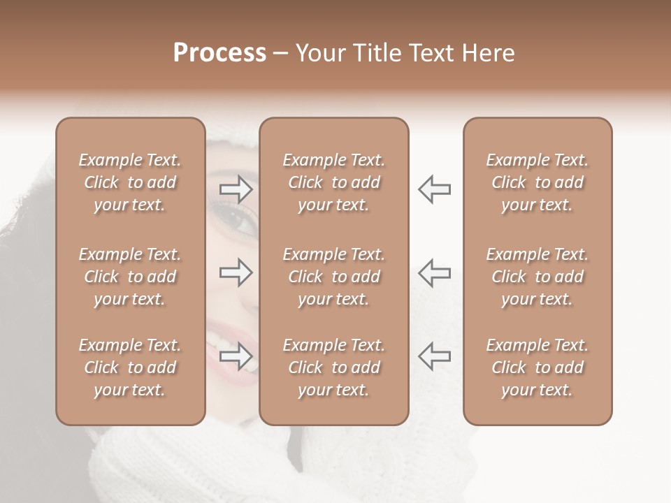 Face Scarf Positive PowerPoint Template
