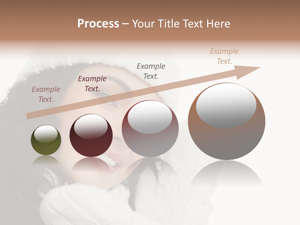 Face Scarf Positive PowerPoint Template