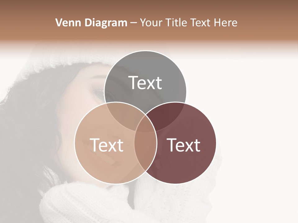 Face Scarf Positive PowerPoint Template