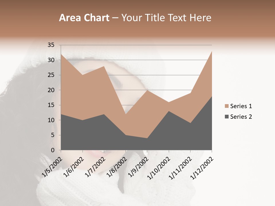 Face Scarf Positive PowerPoint Template