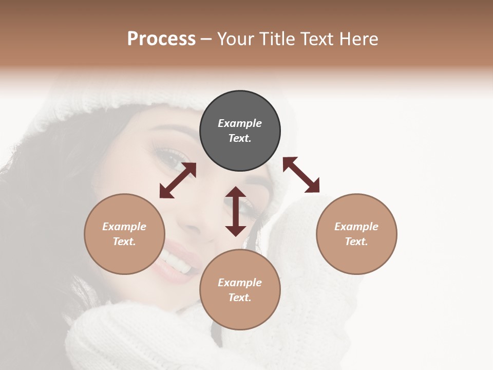 Face Scarf Positive PowerPoint Template