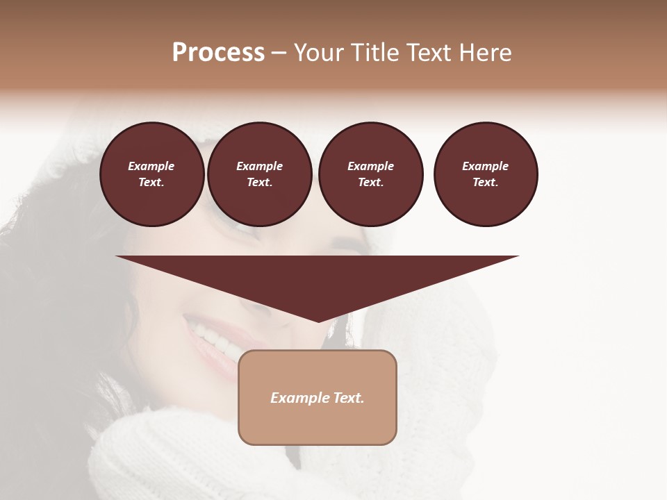 Face Scarf Positive PowerPoint Template