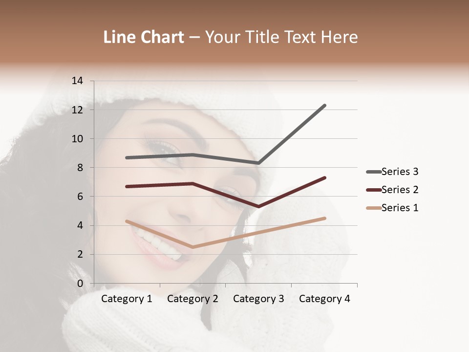 Face Scarf Positive PowerPoint Template