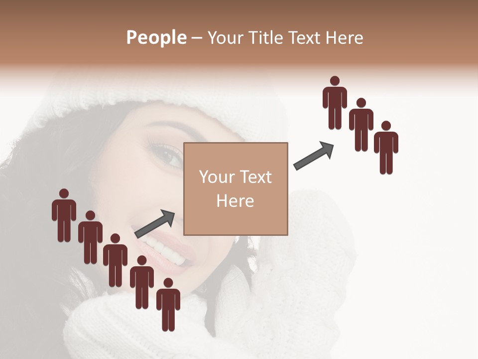 Face Scarf Positive PowerPoint Template