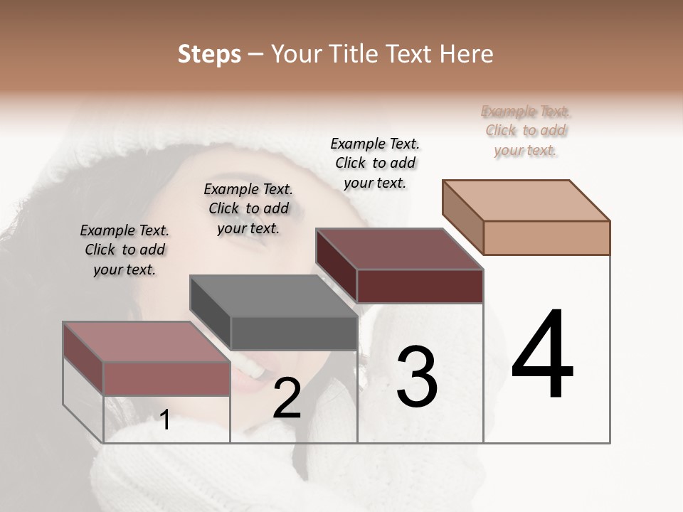 Face Scarf Positive PowerPoint Template