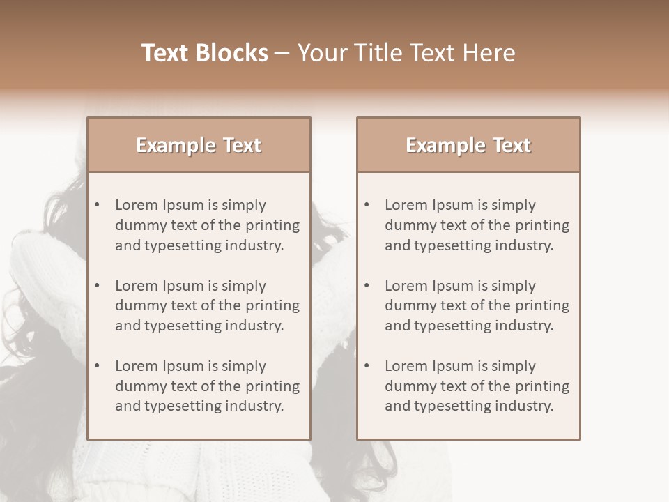 Cosmetics Attractive Warm PowerPoint Template