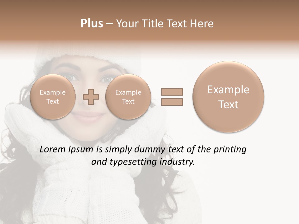 Cosmetics Attractive Warm PowerPoint Template