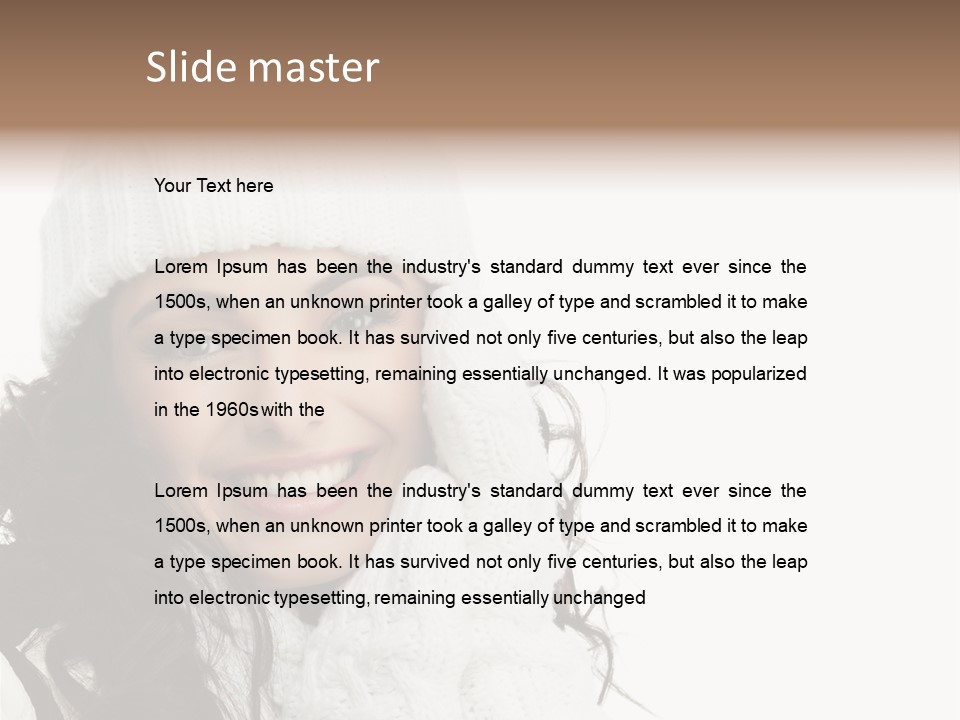 Young Care Model PowerPoint Template