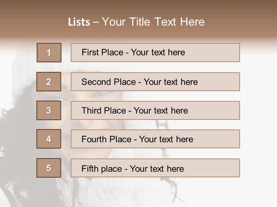 Young Care Model PowerPoint Template