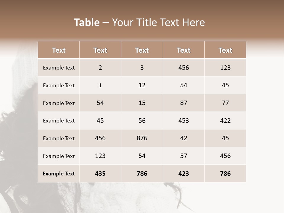 Young Care Model PowerPoint Template