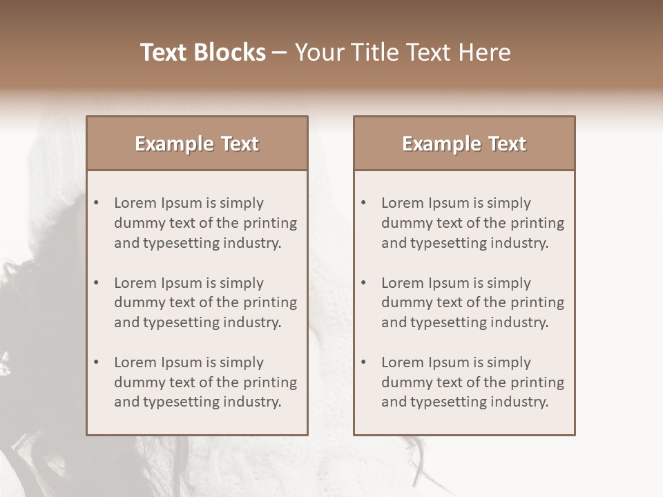 Young Care Model PowerPoint Template