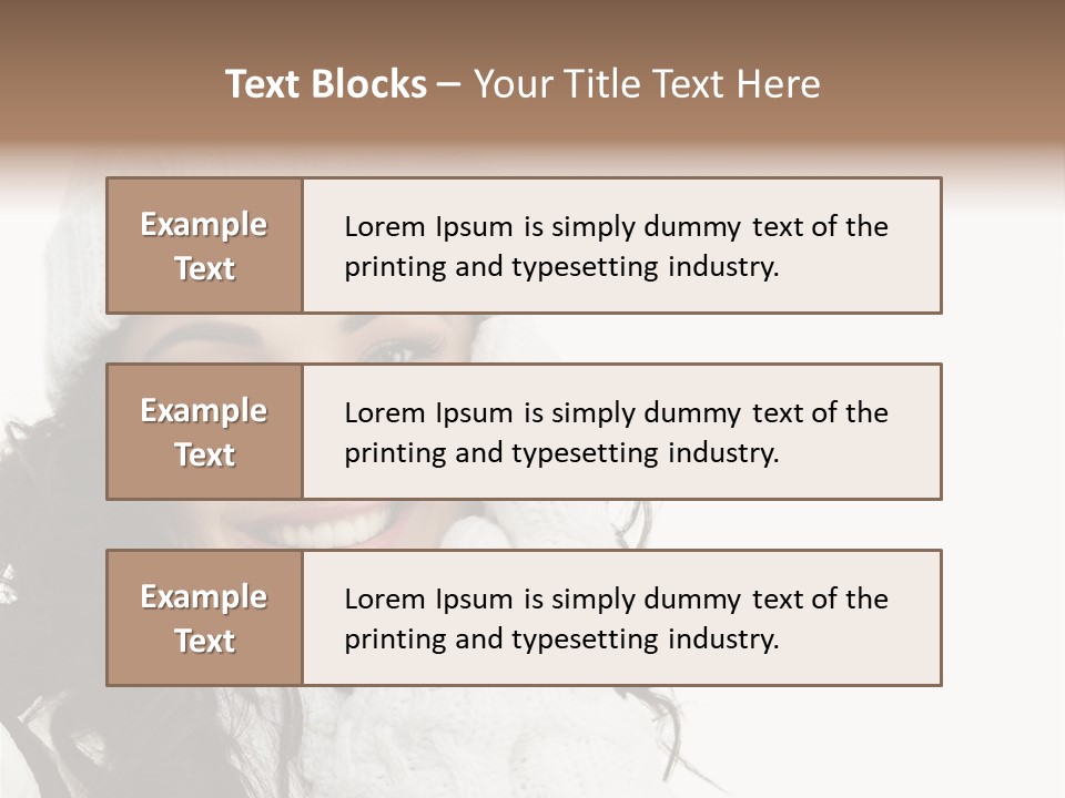Young Care Model PowerPoint Template