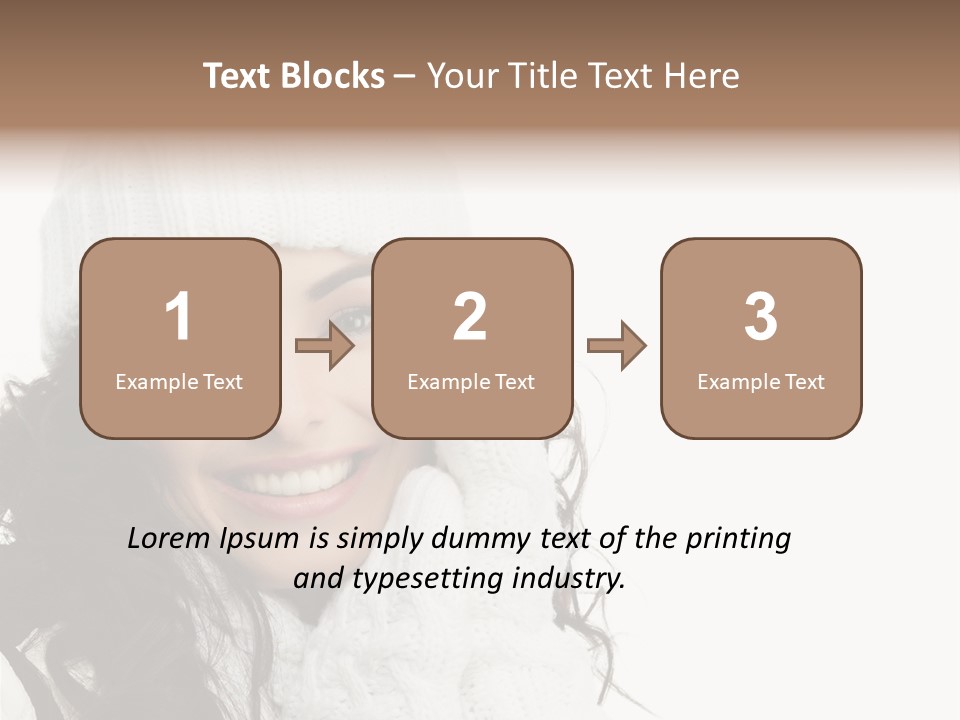Young Care Model PowerPoint Template